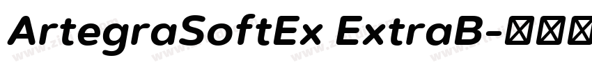 ArtegraSoftEx ExtraB字体转换